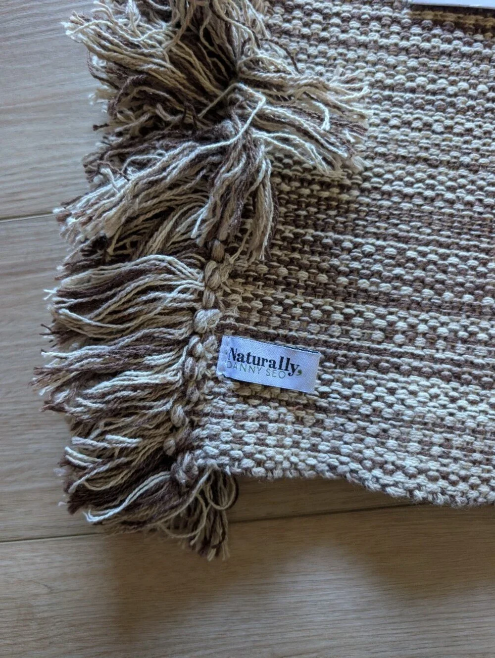 NWT Naturally by Danny Seo Woven Fringe Placemats